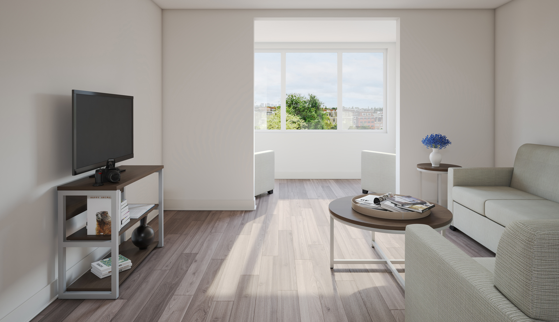 Furnam University living room 03