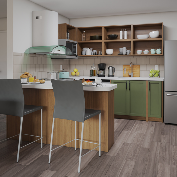 Furnam University kitchnette 01