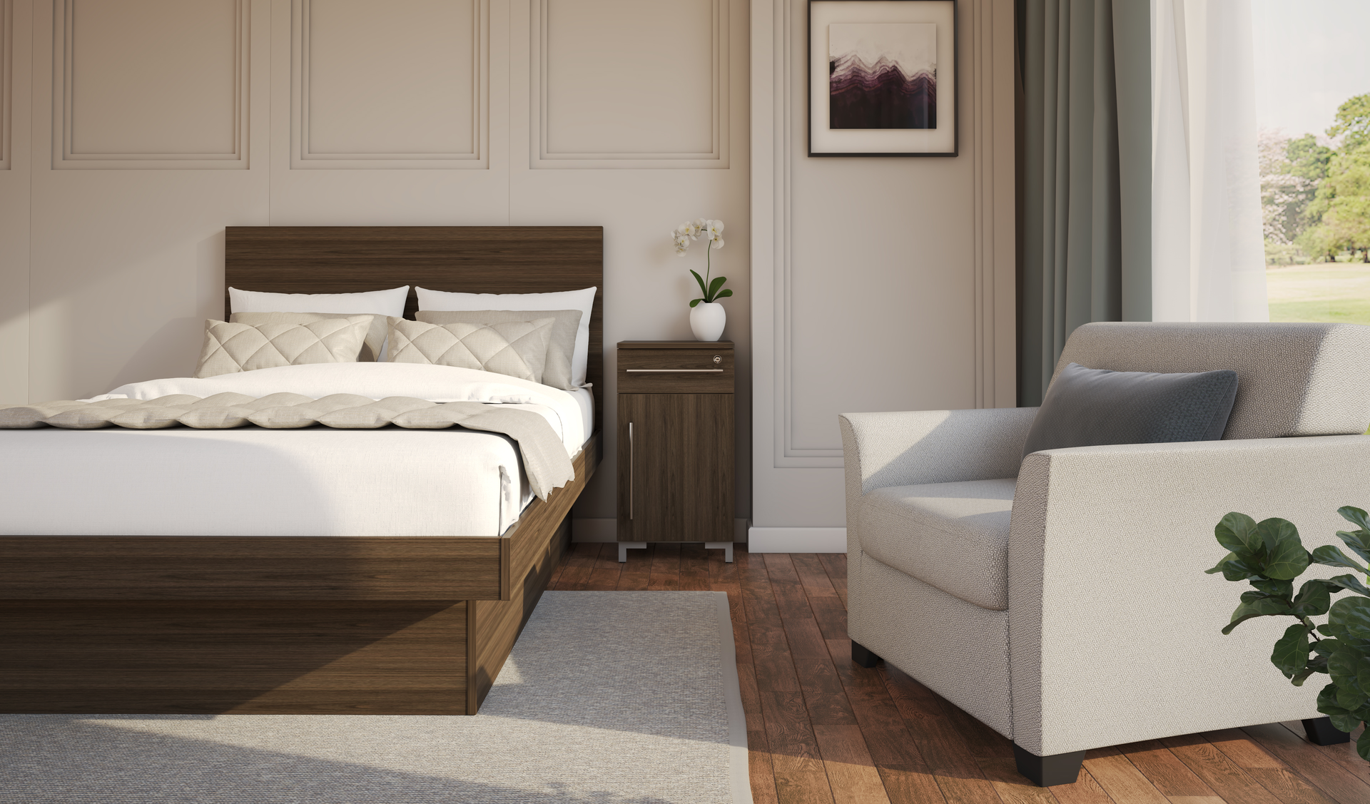 Foliot bedroom seniorliving maisonaines QC